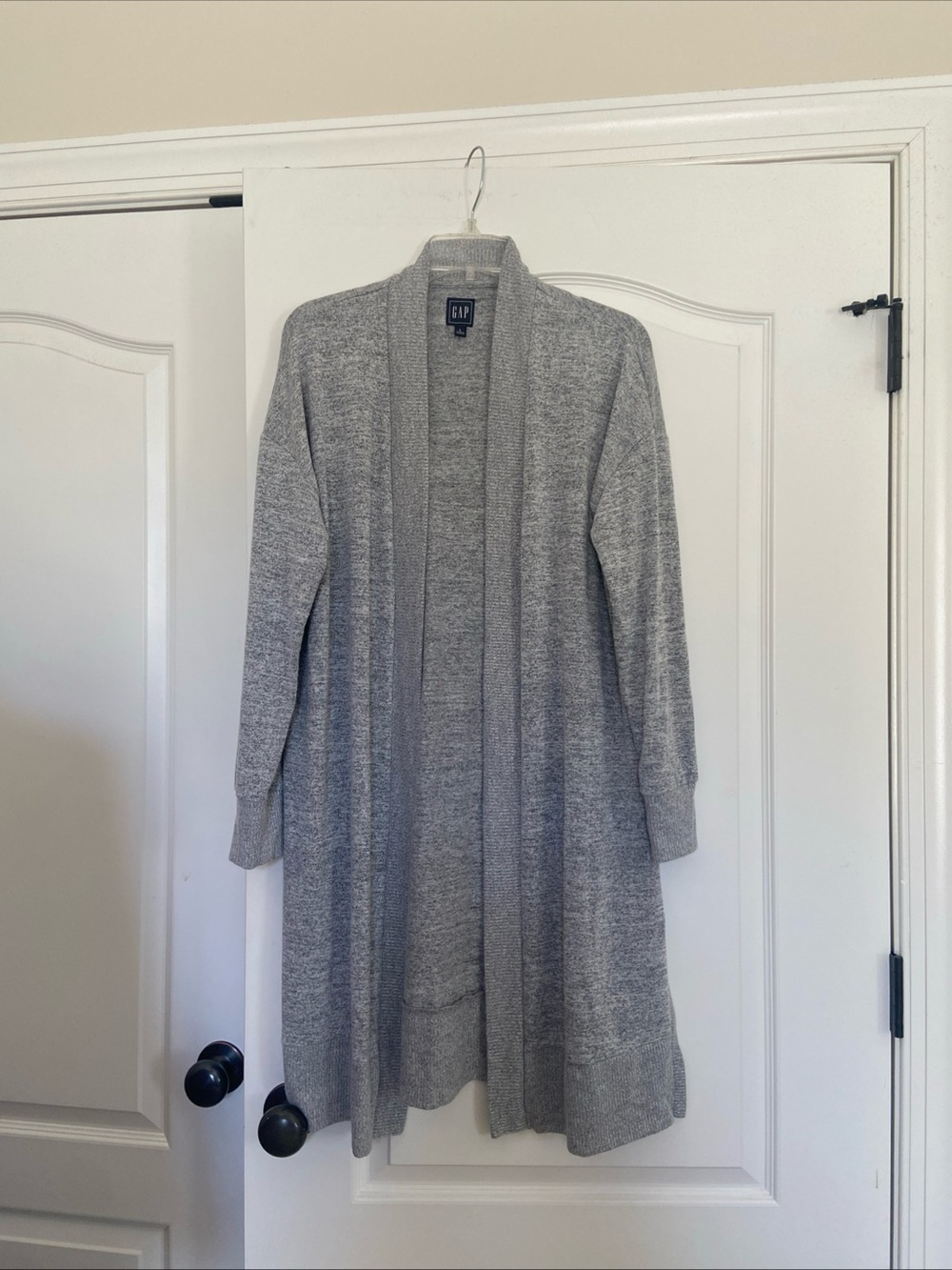 GAP Open-Front Light Gray Women's Cardigan